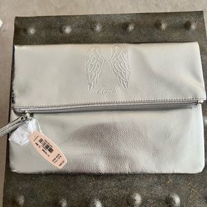 Brand new w/tags silver clutch bag by Victoria's Secret